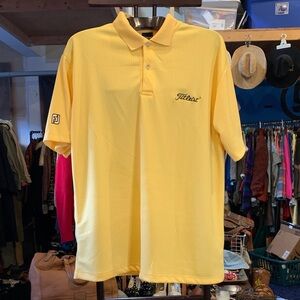 Titleist Men's Bright Yellow Polo Shirt